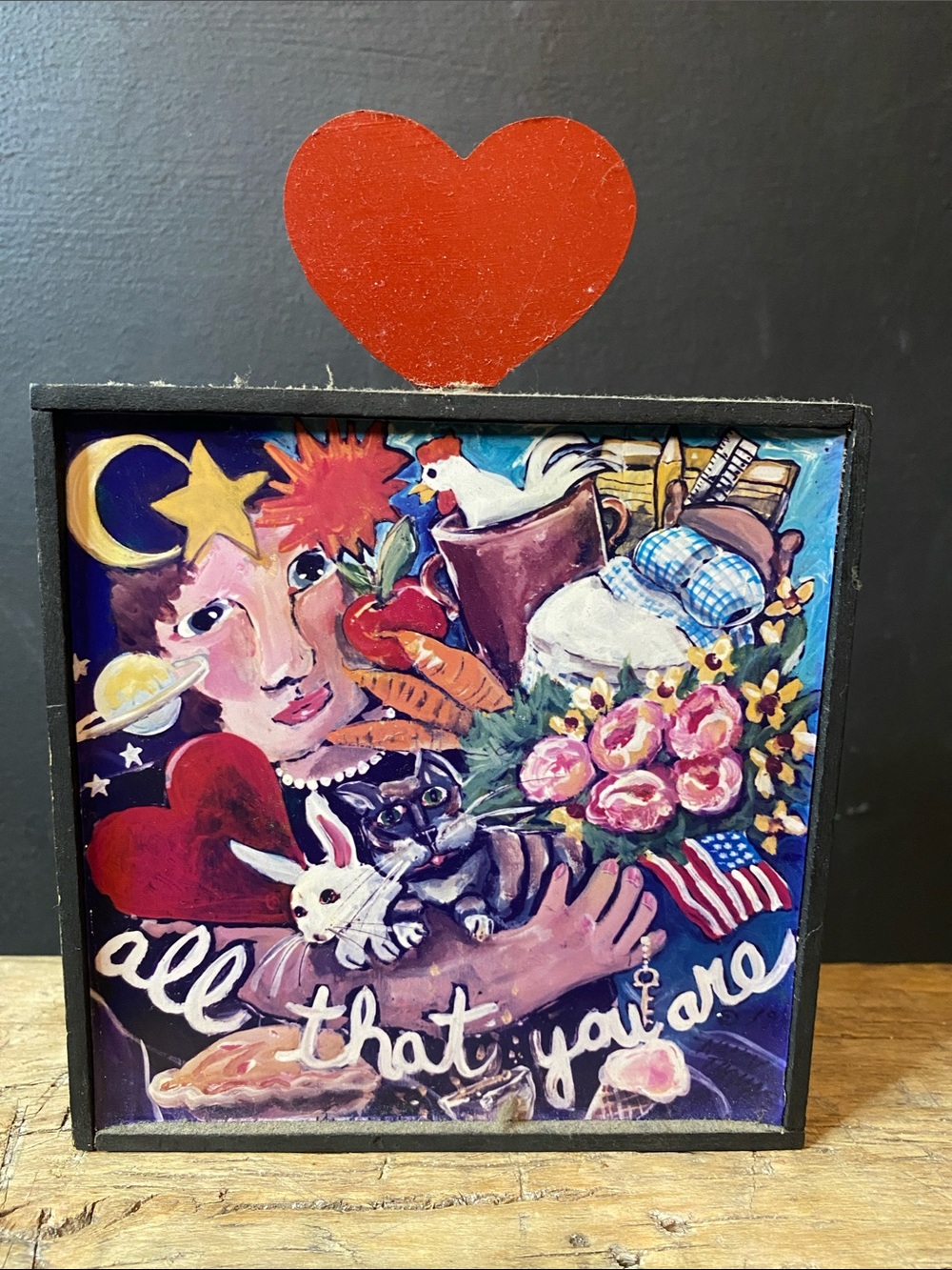 Nancy Thomas original 5x5 Plaque
